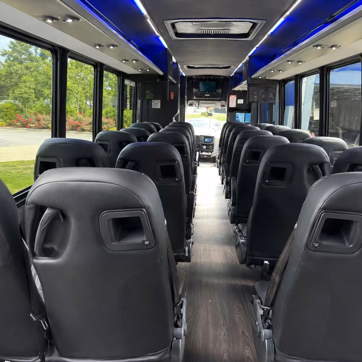 25 passenger minibus inside