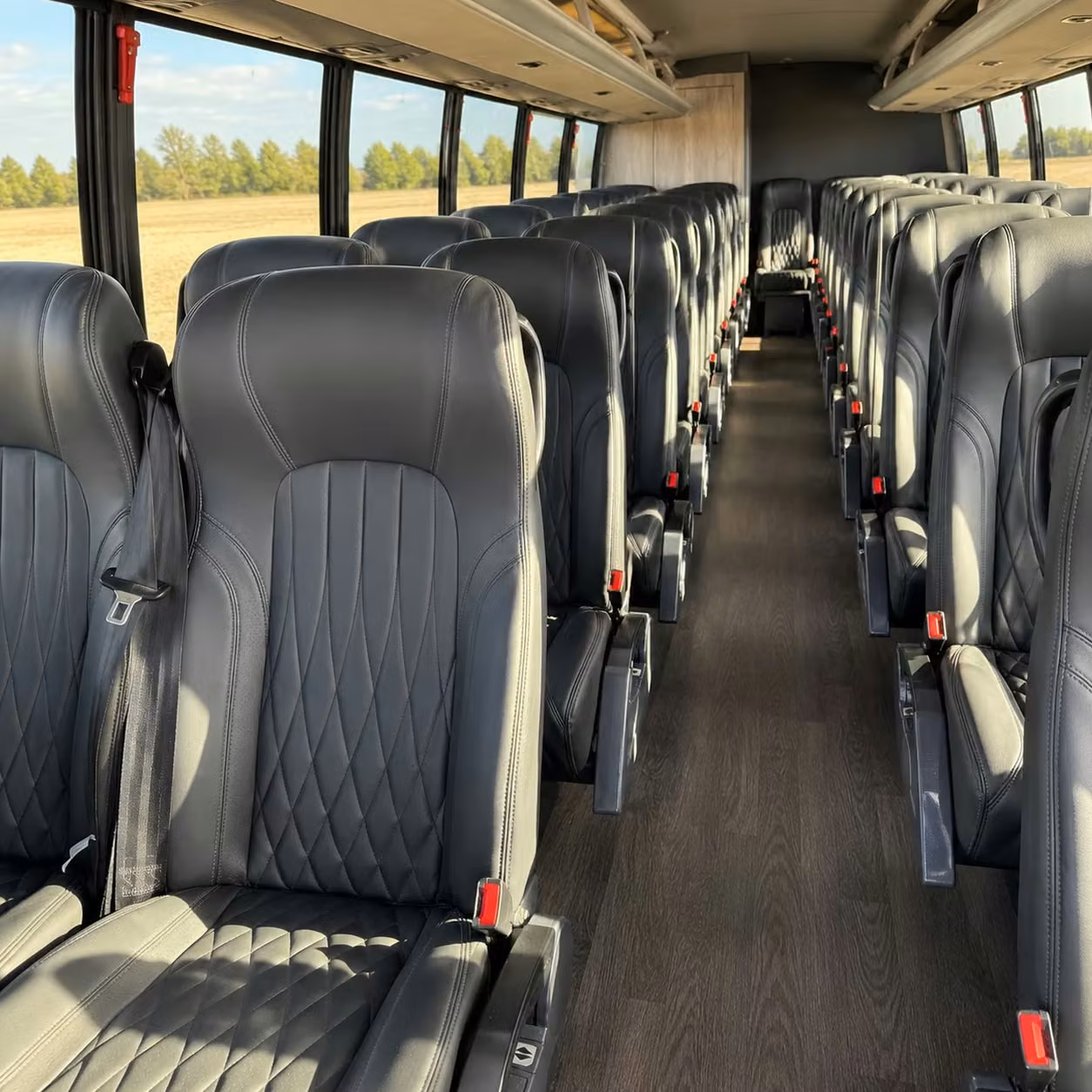 25 passenger minibus interior