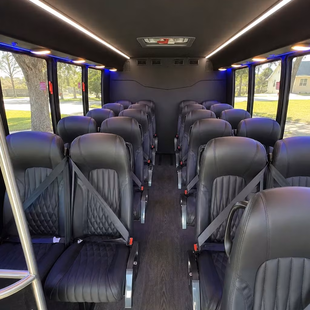 30 passenger minibus inside