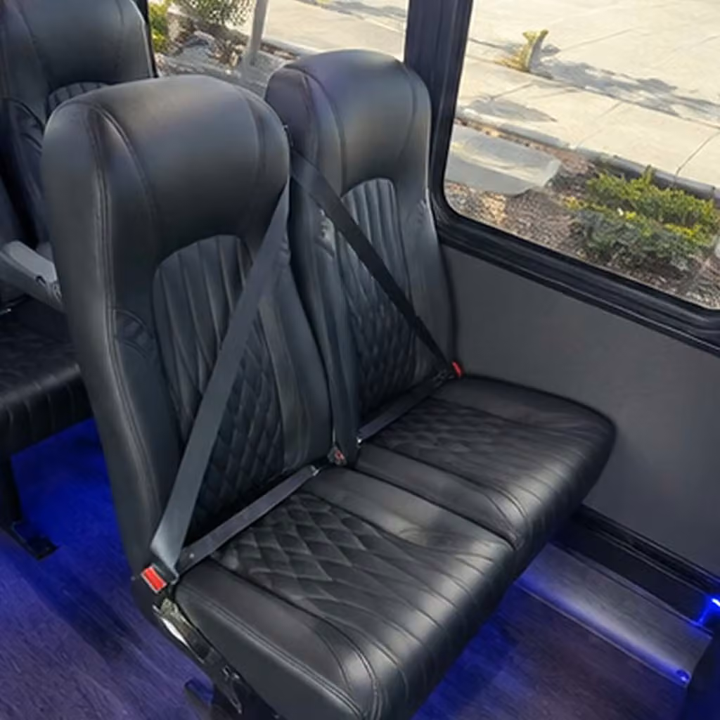 35 passenger minibus inside