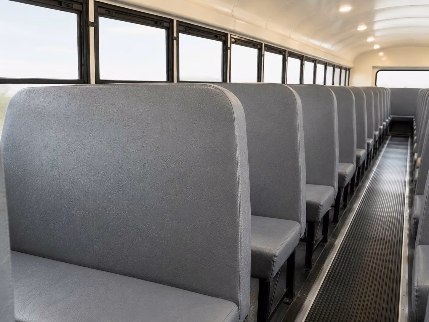 school bus interior